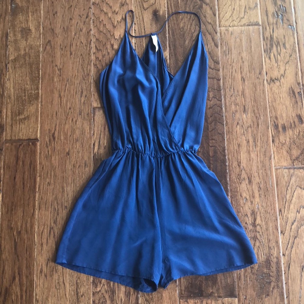 Navy Blue Romper
